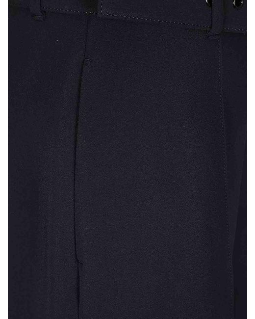Ermanno Scervino Blue Wide Leg Pants