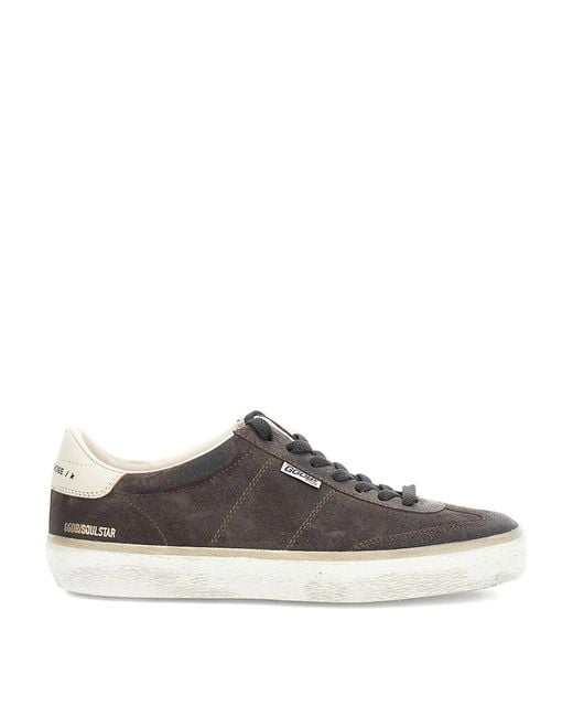 Golden Goose Deluxe Brand Brown Soul-Star Leather Sneakers for men