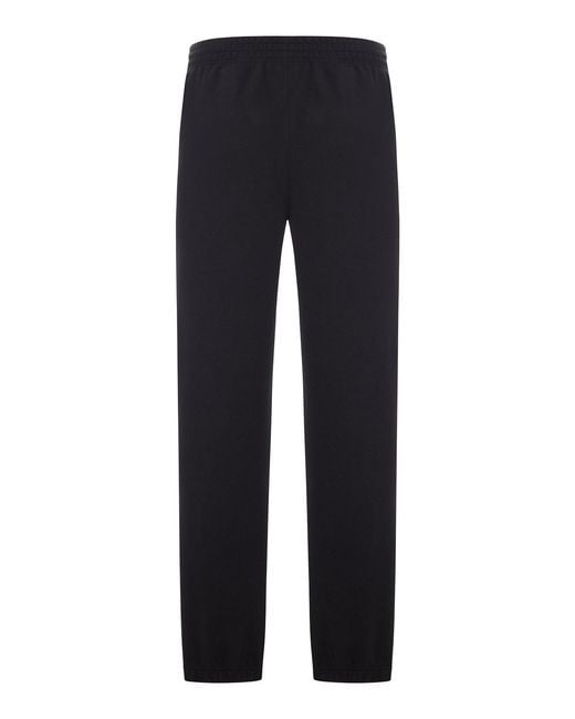 Burberry Blue Knight Logo Cotton Jogging Pants for men