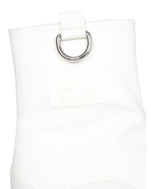 MSGM White Rain Boots