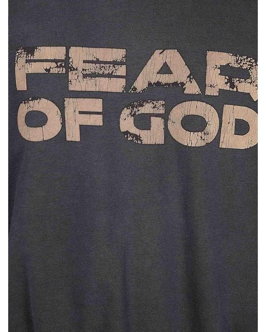 Fear Of God Gray Hoodie for men
