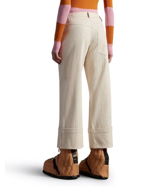 Moncler Natural Cotton Bull Pants