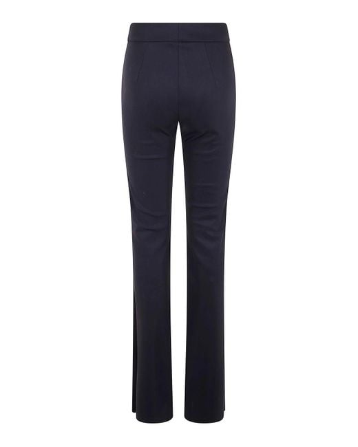 La Petite Robe Di Chiara Boni Blue Venusette Jersey Trousers