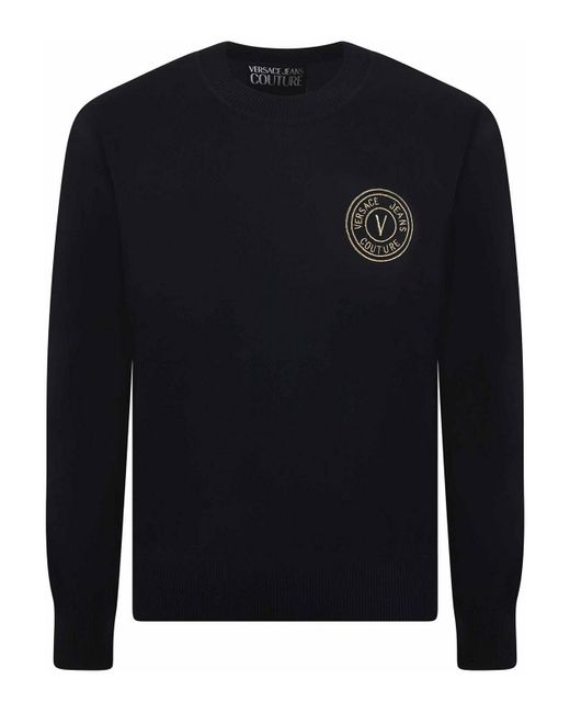 Versace Jeans Blue Couture Sweater for men