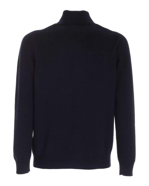 Paolo Fiorillo Blue Buttoned Cardigan for men
