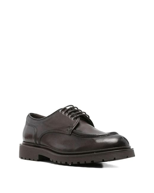 Sturlini Gray Volga Leather Derby for men