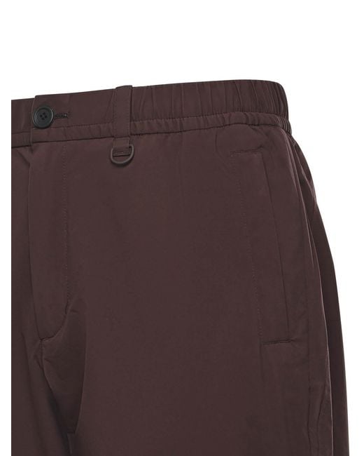 Laminar Brown Nylon Trousers for men