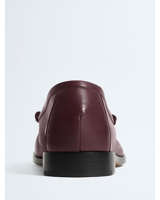 Bottega Veneta Purple Silenzio Loafers