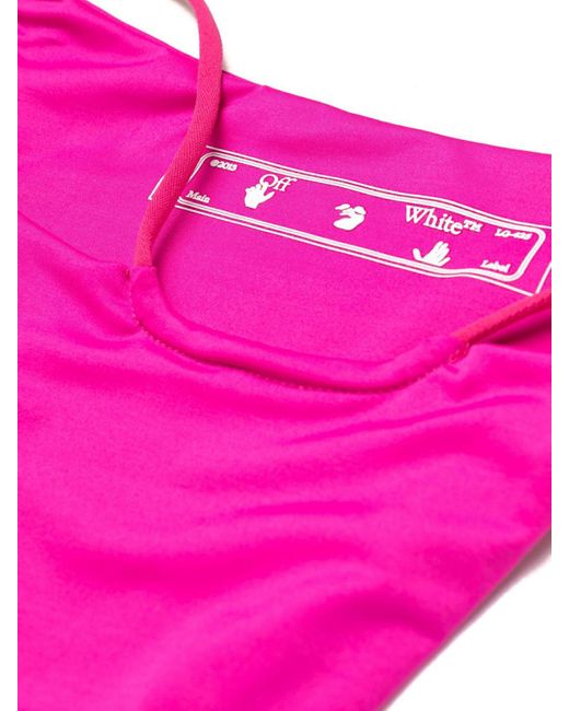 Off-White c/o Virgil Abloh Pink Solid Swimwear