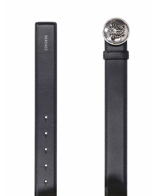 Versace Black Medusa Biggie Belt