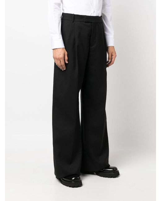 Alexander McQueen Black Oversized Tailored Pants for men