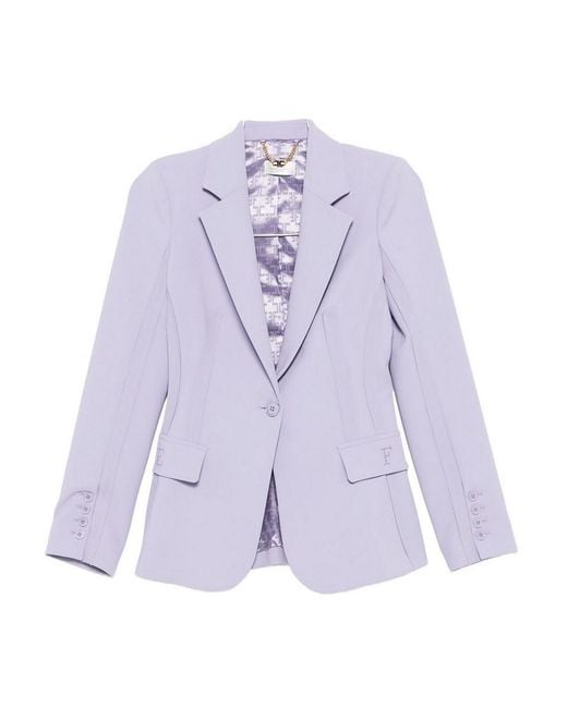 Elisabetta Franchi Purple Jacket
