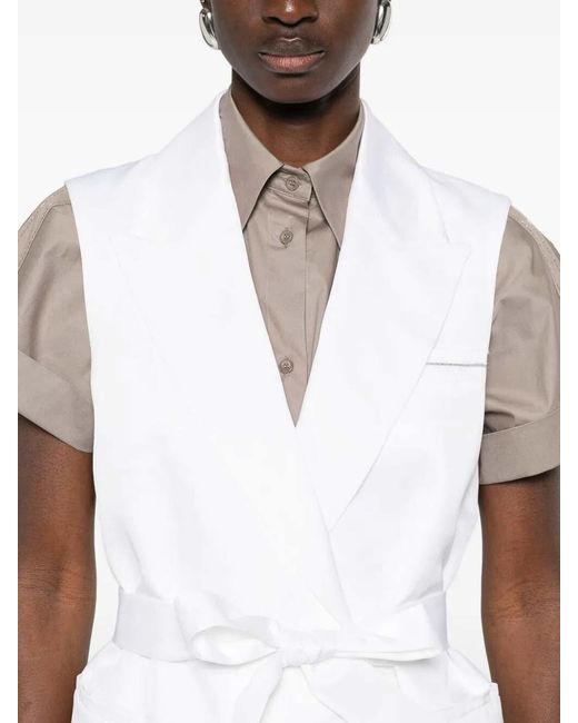 Peserico White Gilet