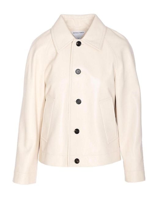 Bottega Veneta Natural Leather Jacket