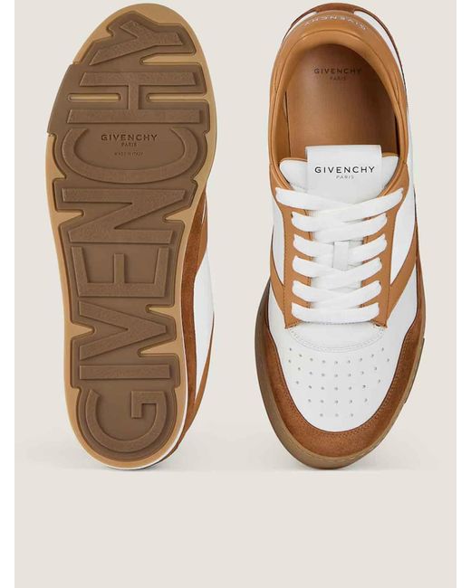 Givenchy Brown Yard Court Sneakers for men