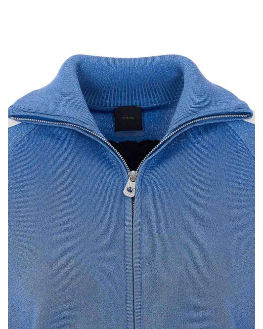 Pinko Blue Stagione Zip Hoodie
