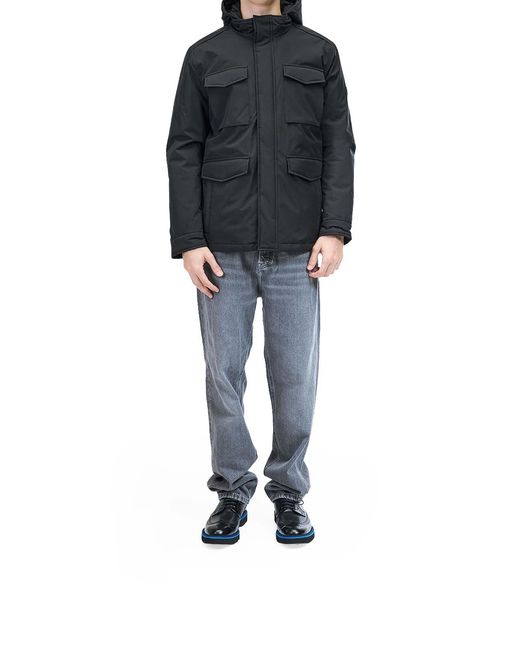 Karl Lagerfeld Black Technical Jacket for men