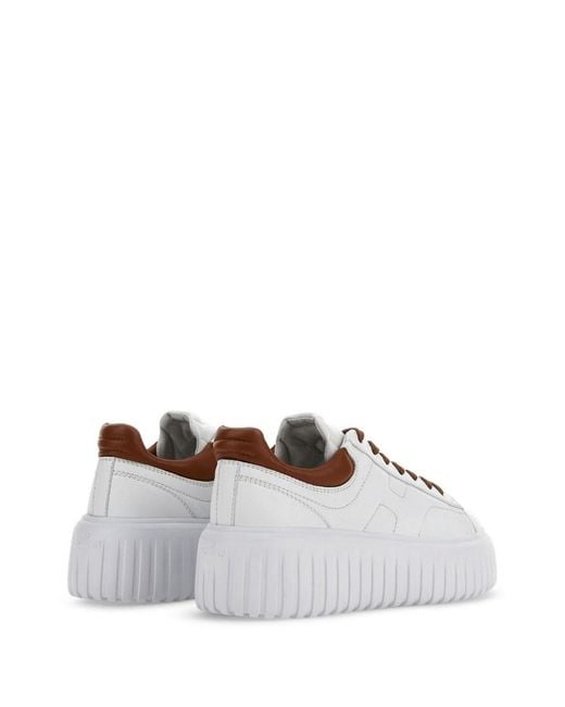 Hogan White H-Stripes
