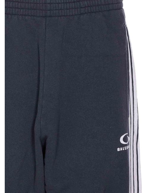 Balenciaga Blue Loop Sports Icon Baggy Sweatpants for men