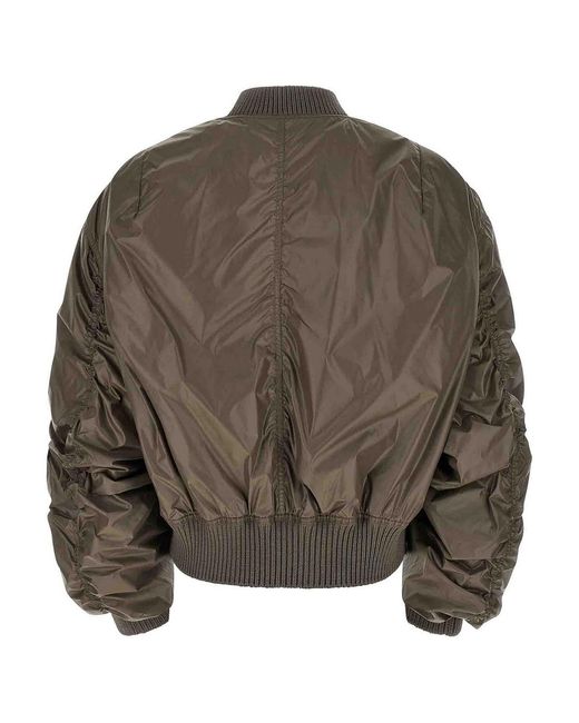 Rick Owens Brown Secchia Flight Bomber Jacket for men