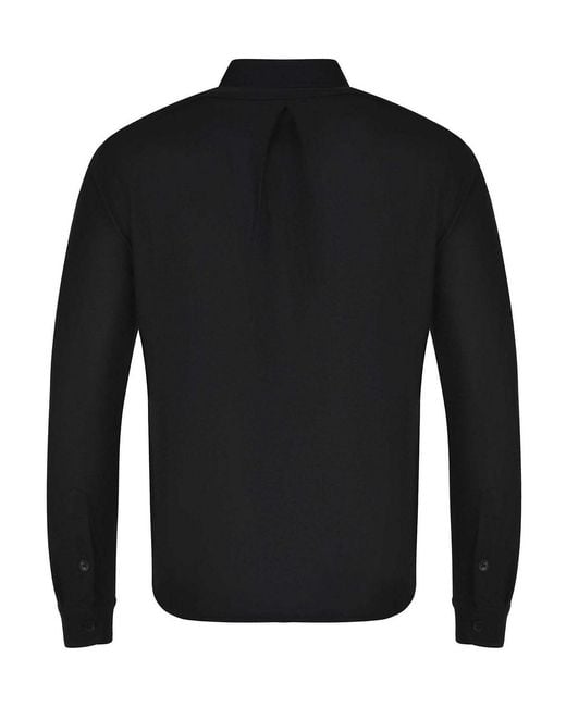 FILIPPO DE LAURENTIIS Black Shirt Made Of A Wool And Cashmere Blend for men