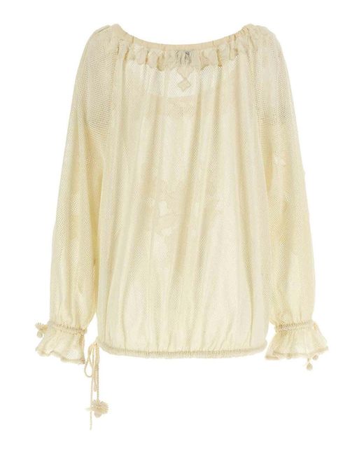 Isabel Marant Natural 'Dalyna' Blouse
