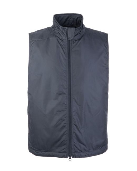 Aspesi Blue Vernes Padded Waistcoat for men