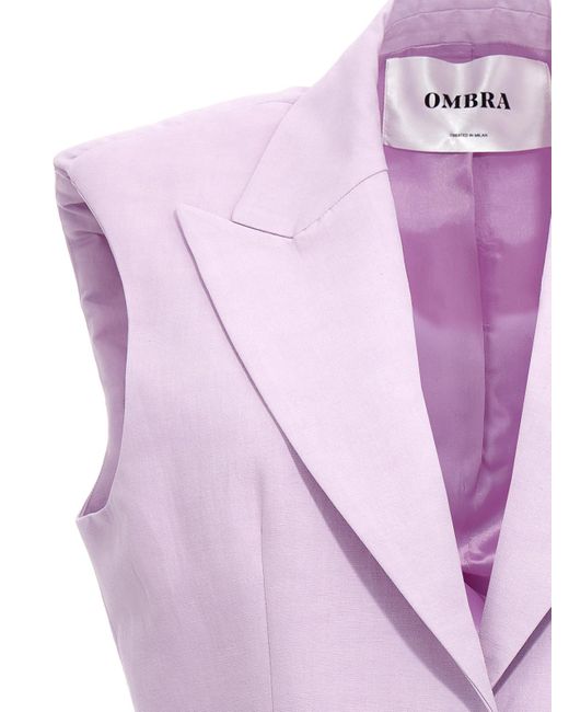 OMBRA MILANO Purple N4 Blazer Jacket