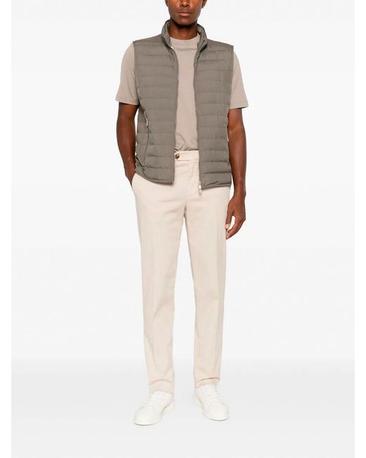 Brunello Cucinelli Natural Jersey T-Shirt for men