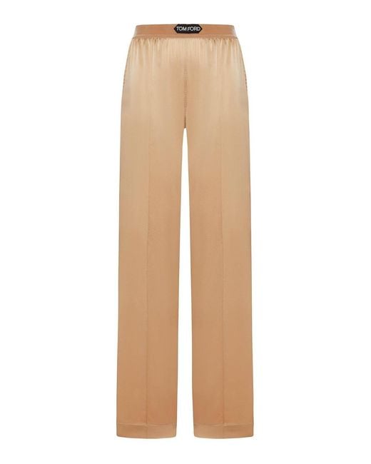 Tom Ford Natural Regular & Straight Leg Pants