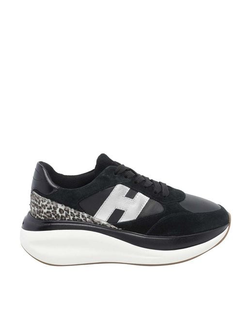 Hogan Black H714 Sneakers