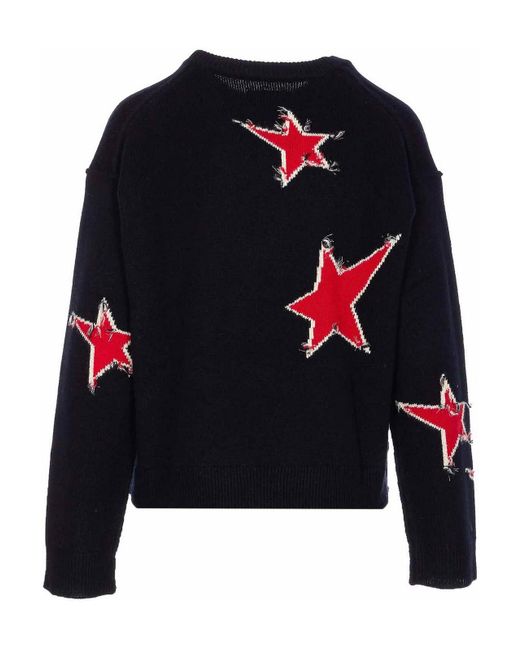 Zadig & Voltaire Blue Markuz Ws Stars Sweater