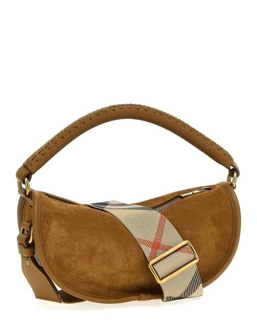 Burberry Brown B Clip Mini Shoulder Bag