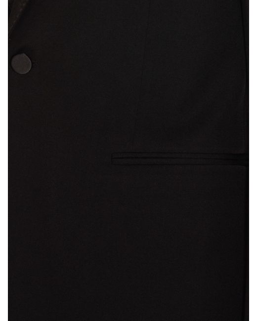 McQueen Black Alexander McQueen Tailored Wool Blazer for men