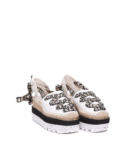 Stella McCartney White Gaia Espadrilles