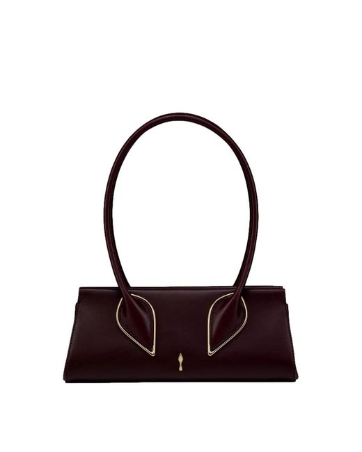 Christian Louboutin Purple Venus Baguette Bag