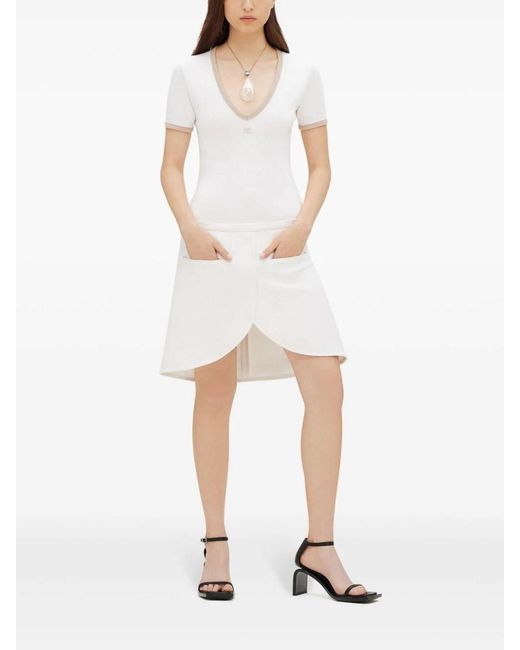 Courreges White Mini Skirts