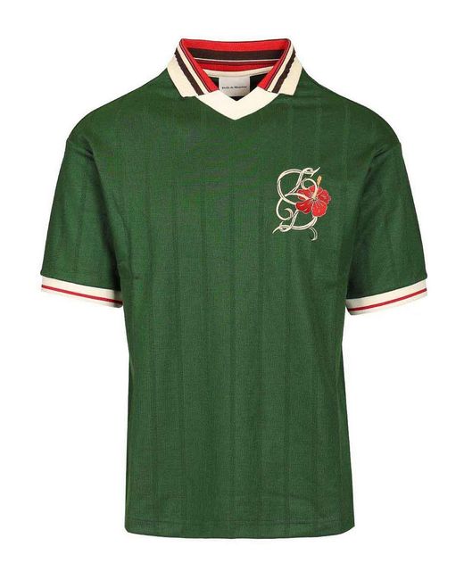 Drole de Monsieur Green Polo D Hibiscus for men