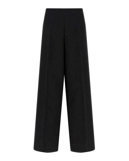 Herno Black Micro Sequin Pants