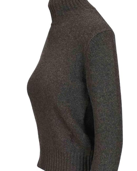 AMI Black Turtleneck Sweater