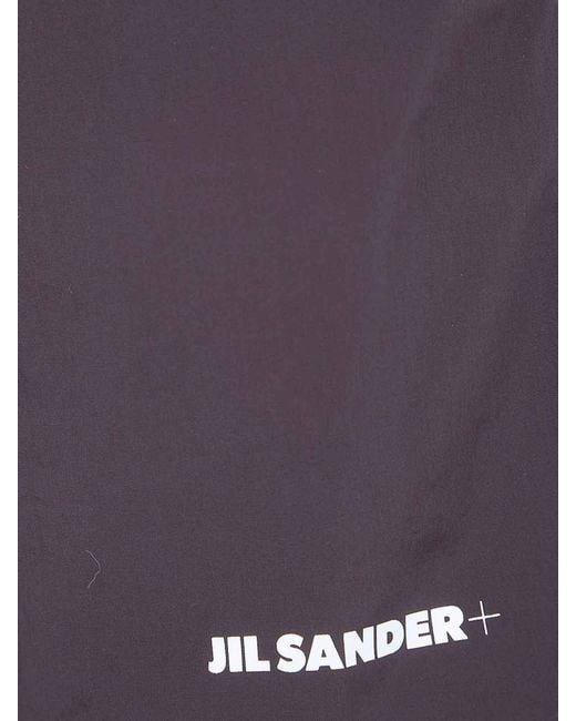 Jil Sander Purple Sand-Colored Cotton Shirt for men