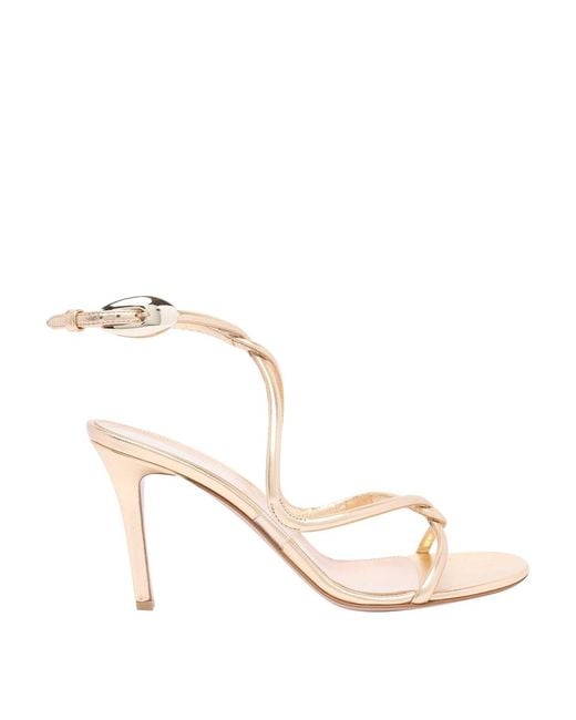 Gianvito Rossi Natural Mamba Pump Sandals