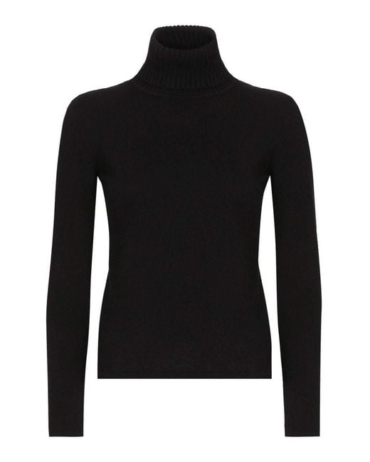 Dolce & Gabbana Black Sicily Cashmere Sweater
