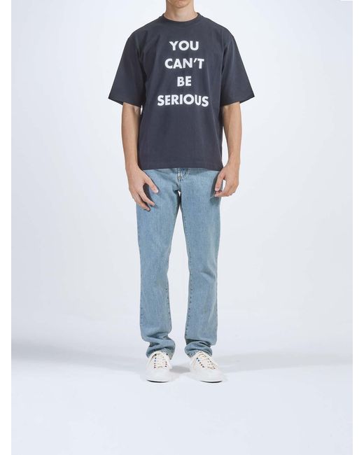 Moschino Blue You Cant Be Serious Tshirt for men