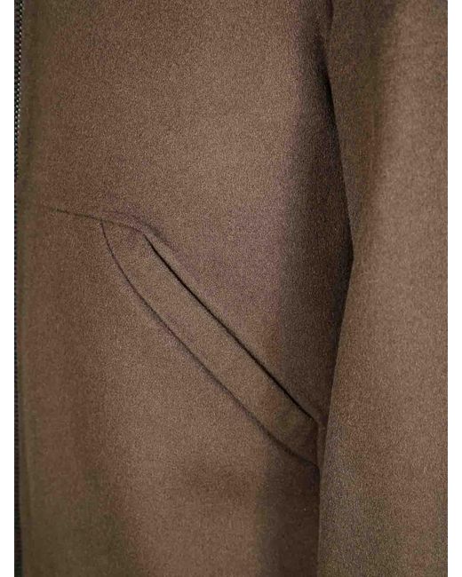 Amaranto Brown Bomber for men