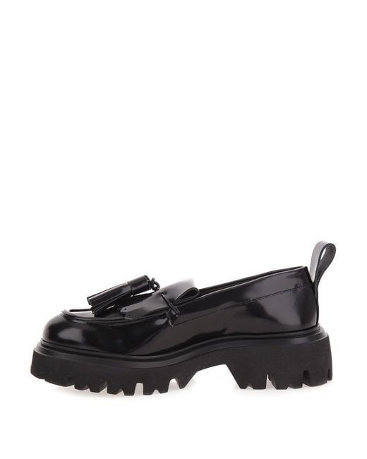 MSGM Black Loafers