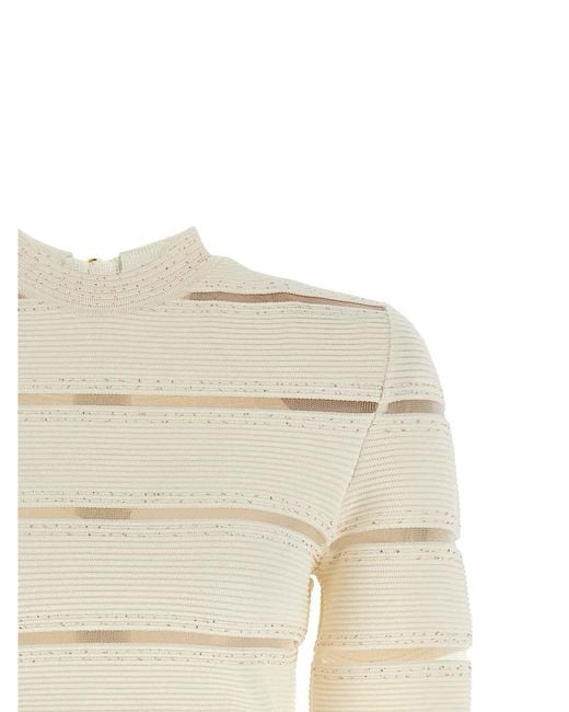 Balmain Natural Bodycon Dress
