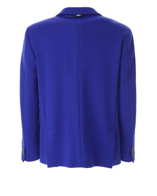 MSGM Blue Stripes Jacket for men