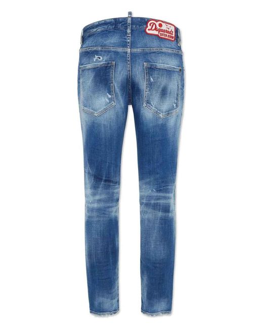 DSquared² Blue Trousers for men