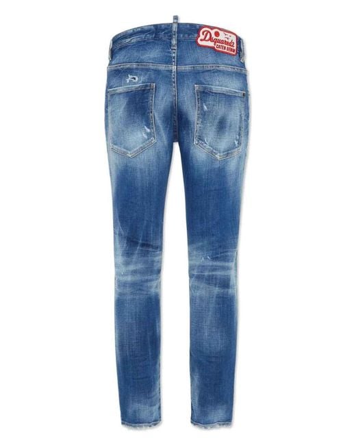 DSquared² Blue Trousers for men
